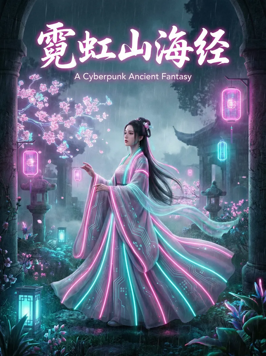老司机网站 古风奇缘短剧 - 霓虹山海经海报